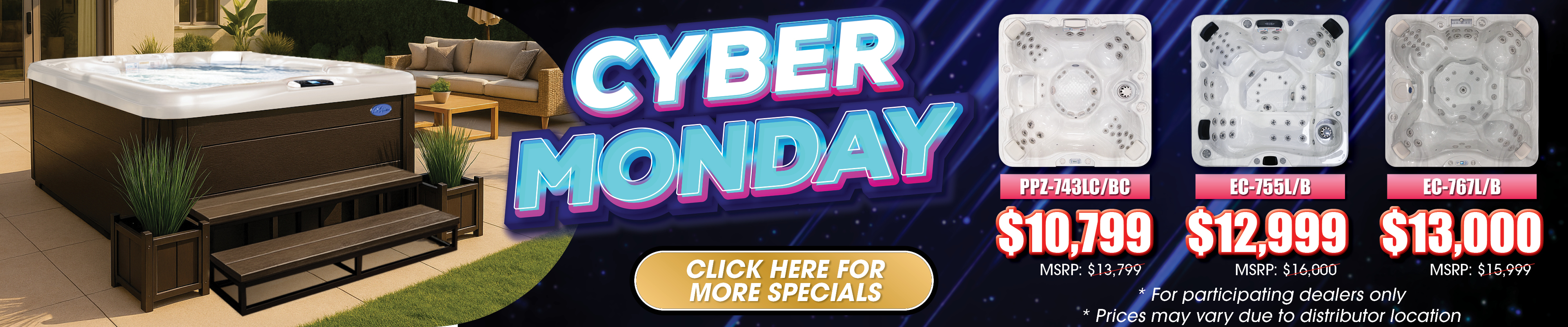 Calspas hot tub being used in a family setting - Hawthorne